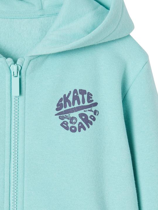 Produktbild Vertbaudet Jungen Kapuzensweatjacke BASIC mit Recycling-Polyester (140)