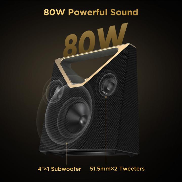 Image du produit Bugani Brief Plus Bluetooth-Lautsprecher black+gold (12 h)