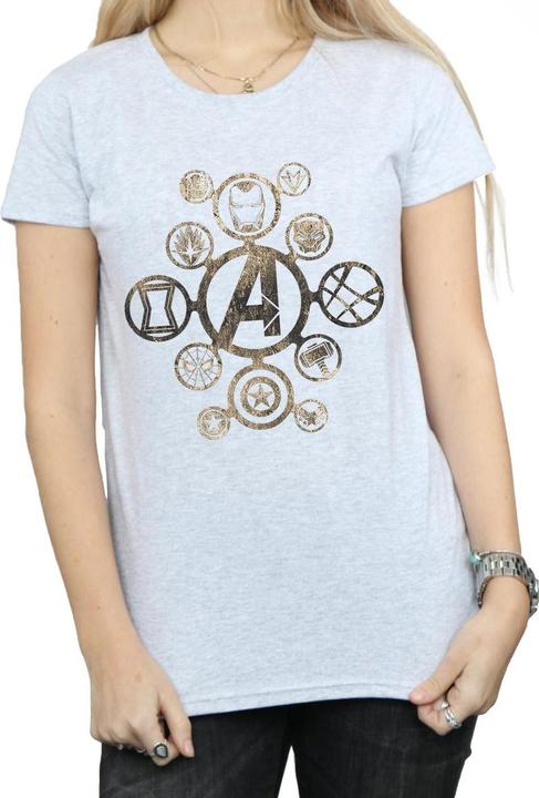 Actual product image Avengers Infinity War Womens/Ladies Icons Cotton T-Shirt (XL)