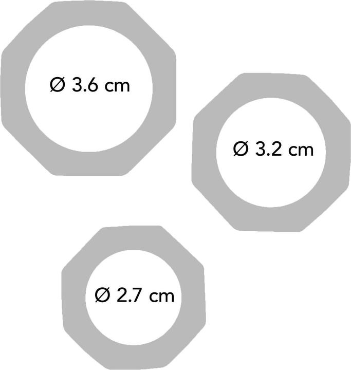 Actual product image ToyJoy Power Halo C-Ring Set (3.60 cm)