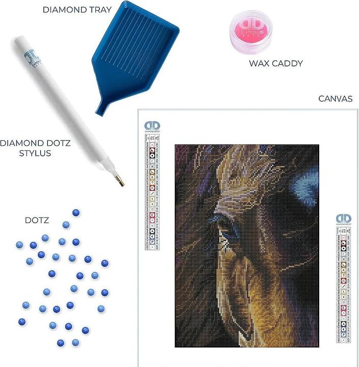 Produktbild Diamond Dotz Diamond Painting Pferd braun