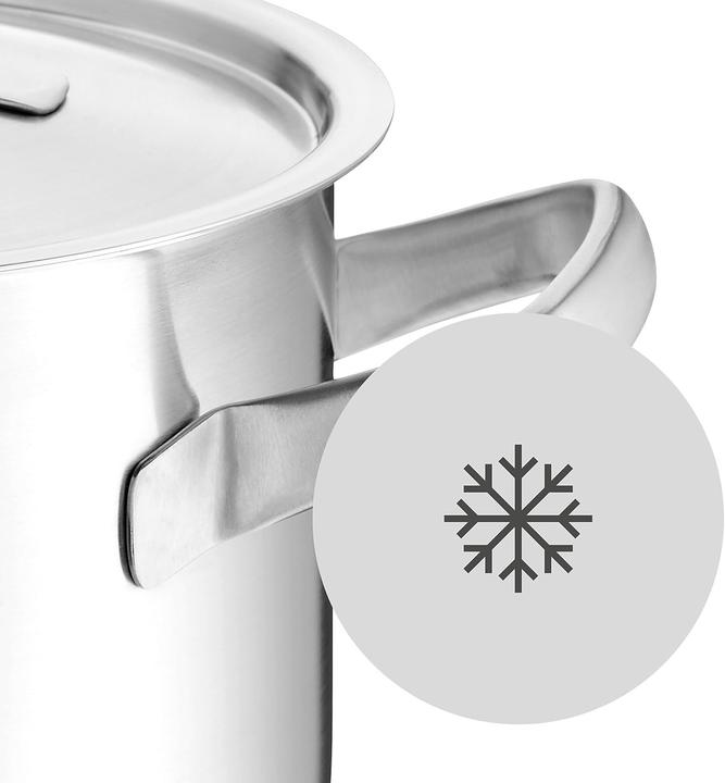 Produktbild WMF Kochtopf Gemüse- Suppentopf Induktion 24cm hoch 8,8l Gourmet Plus Edelstahl (24 cm, Kochtopf, Edelstahl)