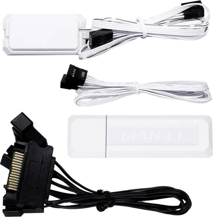 Produktbild Lian-Li UNI FAN TL Wireless LCD Lüfter, ARGB, PWM, 3er-Pack inkl. Controller - Reverse Blade, 120mm (120 mm, 3x)