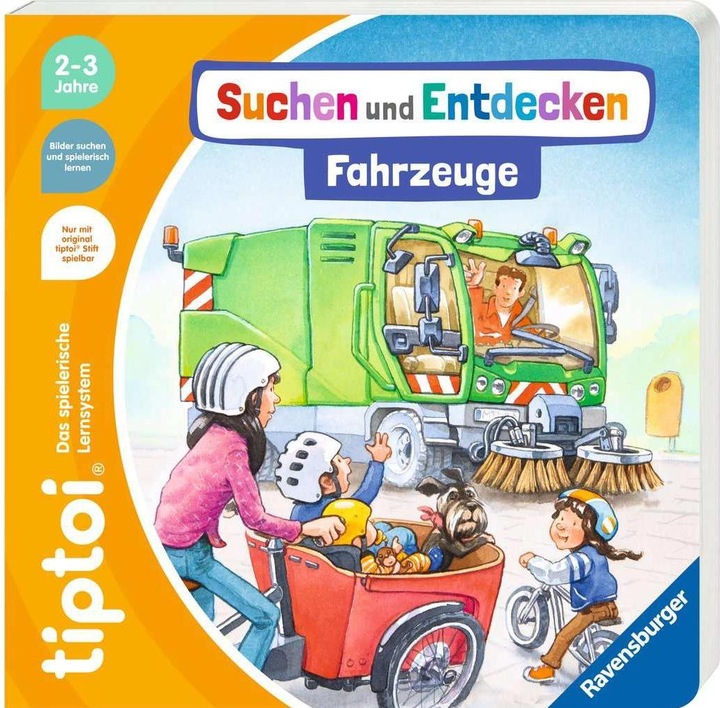 Immagine prodotto tiptoi Suchen und Entdecken: Fahrzeuge (Tedesco, Sandra Grimm, 2023)