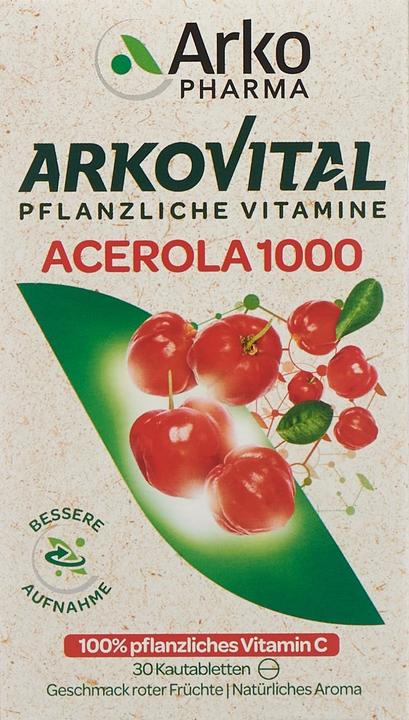 Image du produit Arkopharma Comprimé d'acérola (30 pcs, Cachets, 96 g)