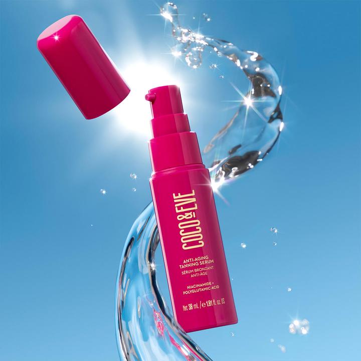 Actual product image Coco & Eve Sunny Honey Anti-Aging Tanning Serum (Self tanning serum, 30 ml)