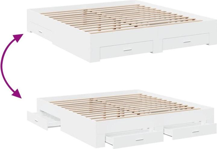Produktbild VidaXL Bettgestell mit Schubladen (180 x 200 cm)