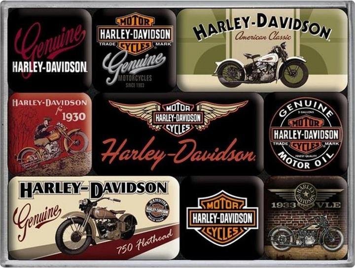 Produktbild Nostalgic-Art Merchandising Harley-davidson (9x)