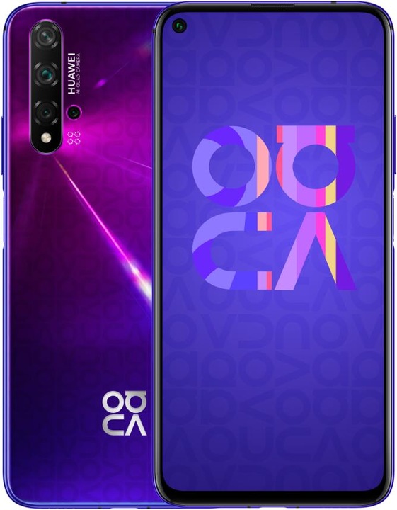 Actual product image Huawei Nova 5T (128 GB, Midsummer Purple, 6.26", Dual SIM, 48 Mpx, 4G)