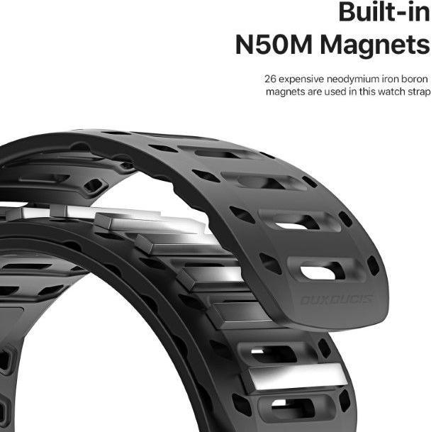 Image du produit Dux Ducis CS Armband (49 mm, 45 mm, 46 mm, 44 mm, 42 mm, Aimants, Silicone, Aluminium)