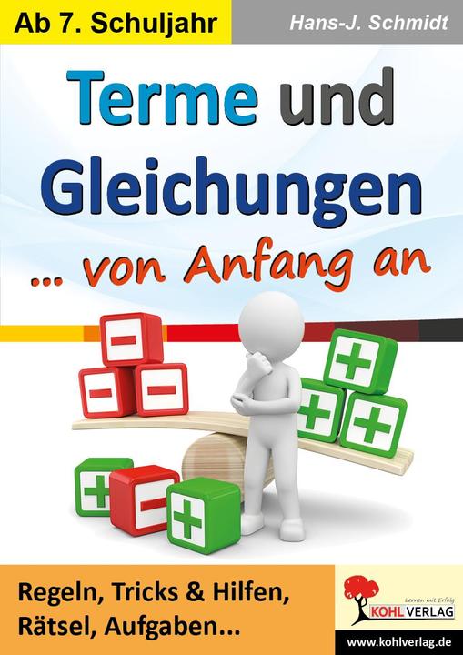 Produktbild Terme und Gleichungen von Anfang an (Deutsch, Hans-J. Schmidt, 2016)