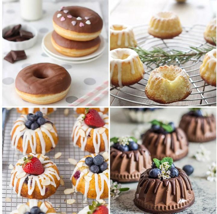 Produktbild Decora Donut-Backform 6 Mulden (18 cm)