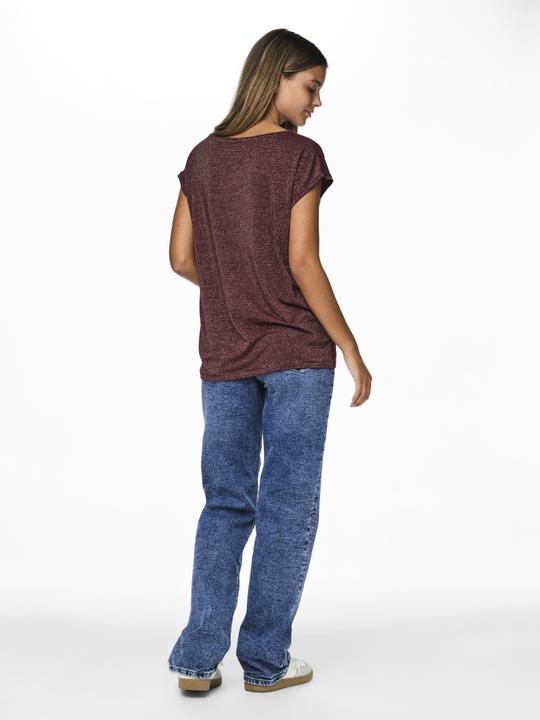Actual product image Pieces Pcbillo Tee Lurex Stripes Noos Bc (S)