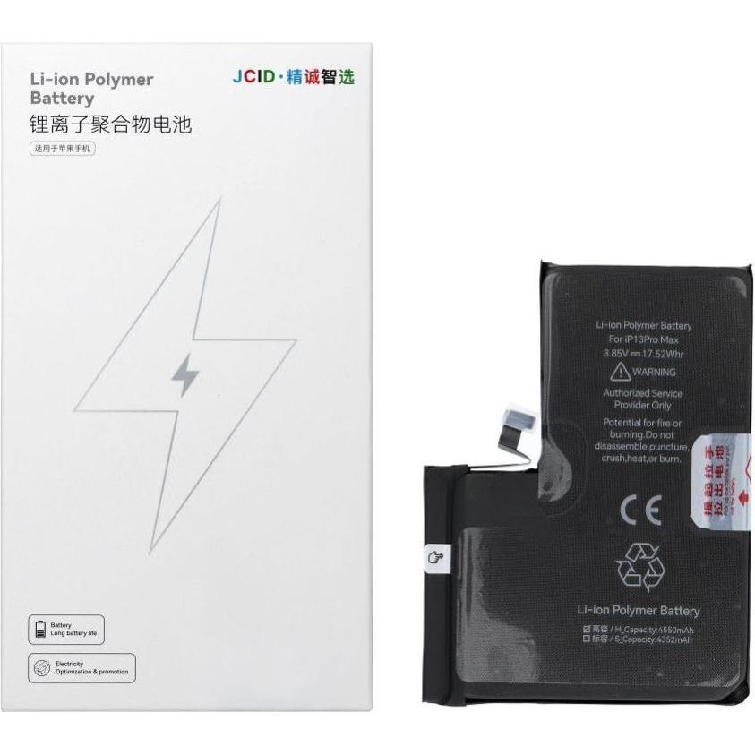 NoName Battery JCID JCID Battery for iPhone 13 Pro Max 4550 mAh (high capacity), Batteria smartphone