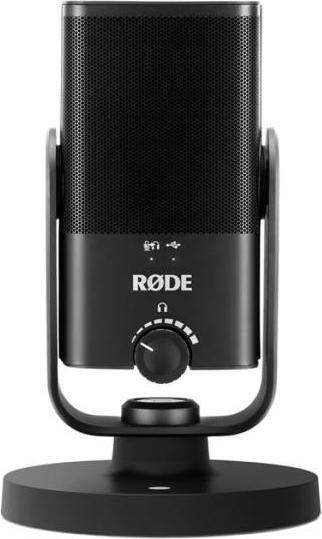 Actual product image RØDE NT-USB MINI with PSA1 articulated arm and microfibre cloth