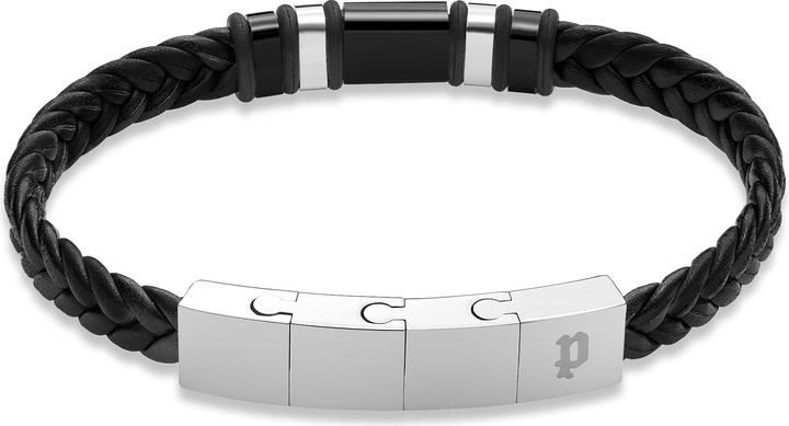 Immagine prodotto Police Wavebreaker (19 cm, Acciaio inossidabile, Cuoio)