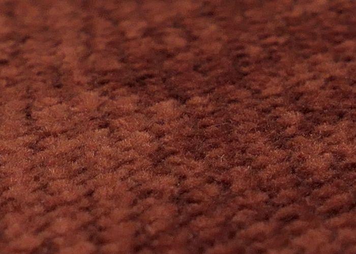 Immagine prodotto Mendler Esszimmerstuhl HWC-O77, drehbar Auto-Return, Stoff (310g/m²) Chenille Öko-Tex – rotbraun