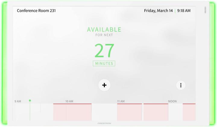Actual product image Crestron Room Scheduling Touch Screen TS