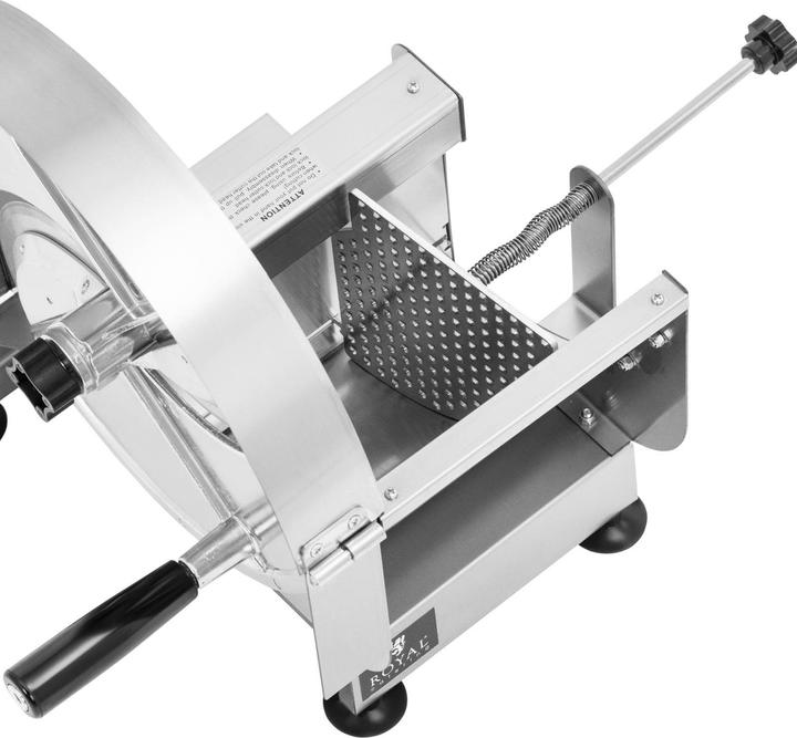 Produktbild Royal Catering Gemüseschneider manuell mit Kurbel Gemüsehäcksler 120 mm 0,8 - 11 mm