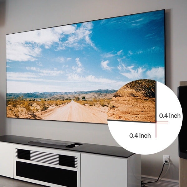 Actual product image AWOL Vision Daylight ALR projector screen, 120" 267.6 x 151.4 x 2.5cm (120")