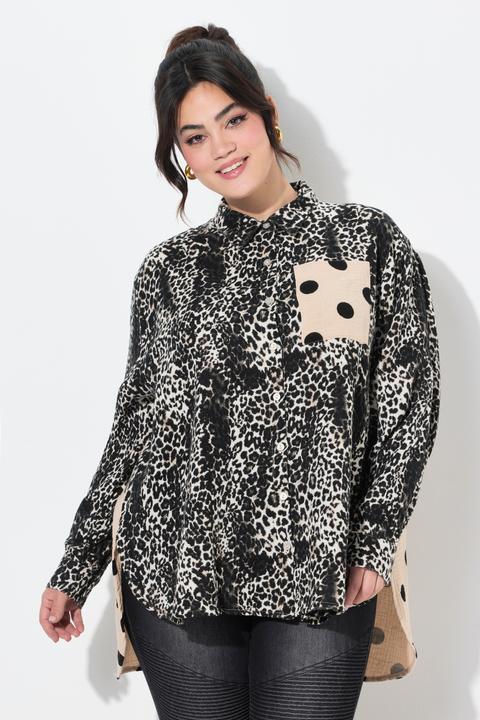 Produktbild Angel of Style Bluse, oversized, Musselin, Mustermix (56)