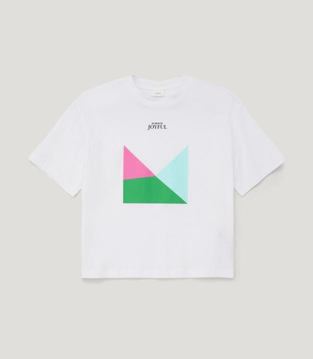 Produktbild s.Oliver T-Shirt Jerseyshirt mit Frontprint (L)