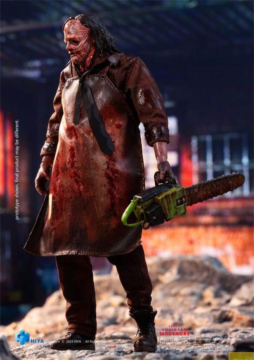 Actual product image Hiya Toys Texas Chainsaw Massacre figurine 1/12 Exquisite Super Series Texas Chainsaw Massacre 2022 Leatherfac