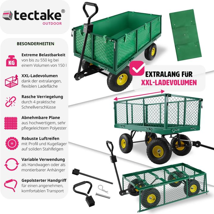 Actual product image tectake Handcart