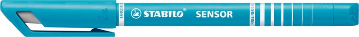 Image du produit STABILO SENSOR F Finliner avec taille-crayon à ressort (Turquoise, 1 x)