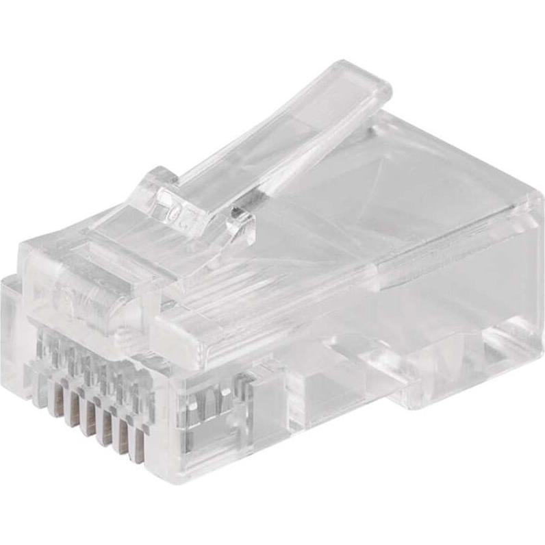 Emos Konnektor für UTP Kabel, weiss, 20 Stk. (Netzwerkkabel Stecker), Netzwerk Zubehör