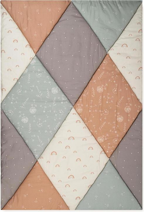 Grau, Beige, Mint