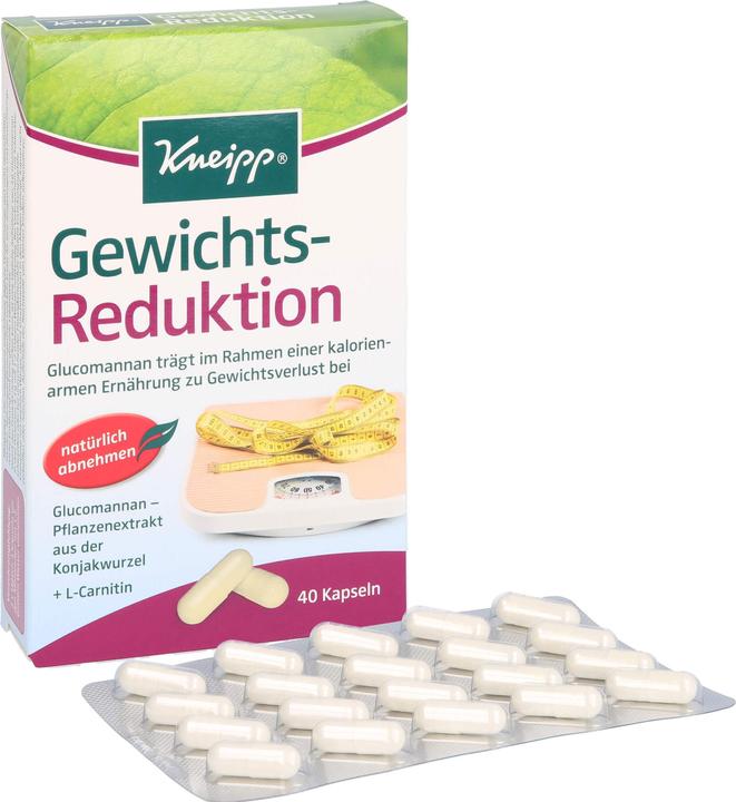 Actual product image Weight Reduction Capsules with Konjac Glucomannan, 40 Capsules (40 Piece, Capsules)