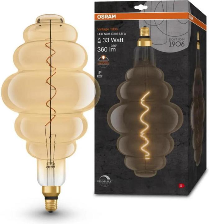 Image du produit Osram Vintage 1906 (E27, 4.80 W, 360 lm, 1 x, G)