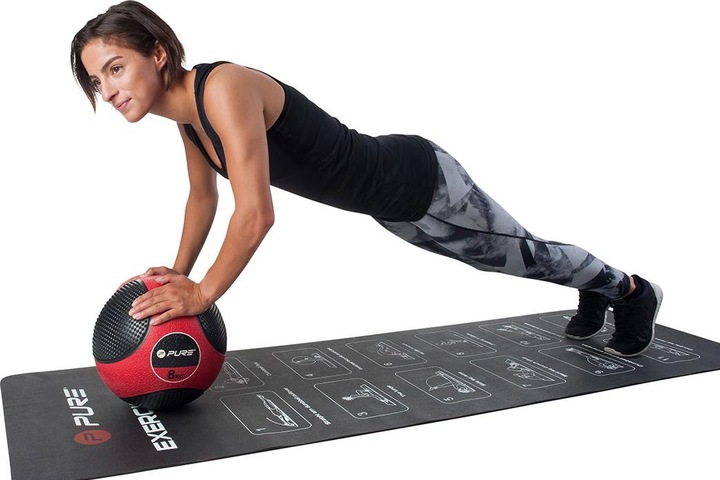 Actual product image Pure2improve Medicine ball (8 kg, 200 mm)