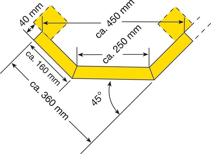 Produktbild kaiserkraft Rammschutz-Planke