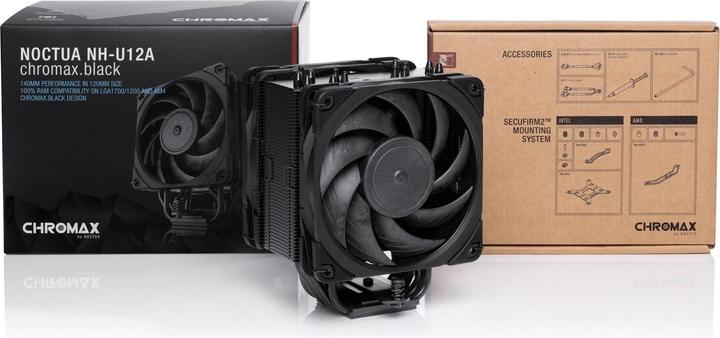 Immagine prodotto Noctua NH-U12A chromax.black (158 mm)