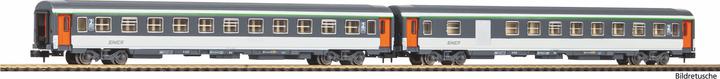 Actual product image Piko N-2er Set Abteilwg. 2.Kl.+ 2.Kl./Gepäckabteil SNCF Ep IV/V