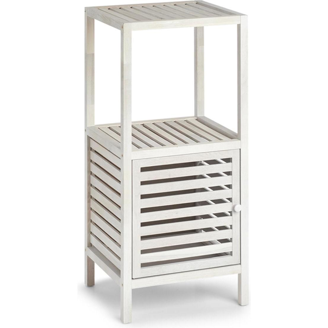 HTI-Living, Badezimmerschrank, Badschrank mit Ablage, Walnussholz