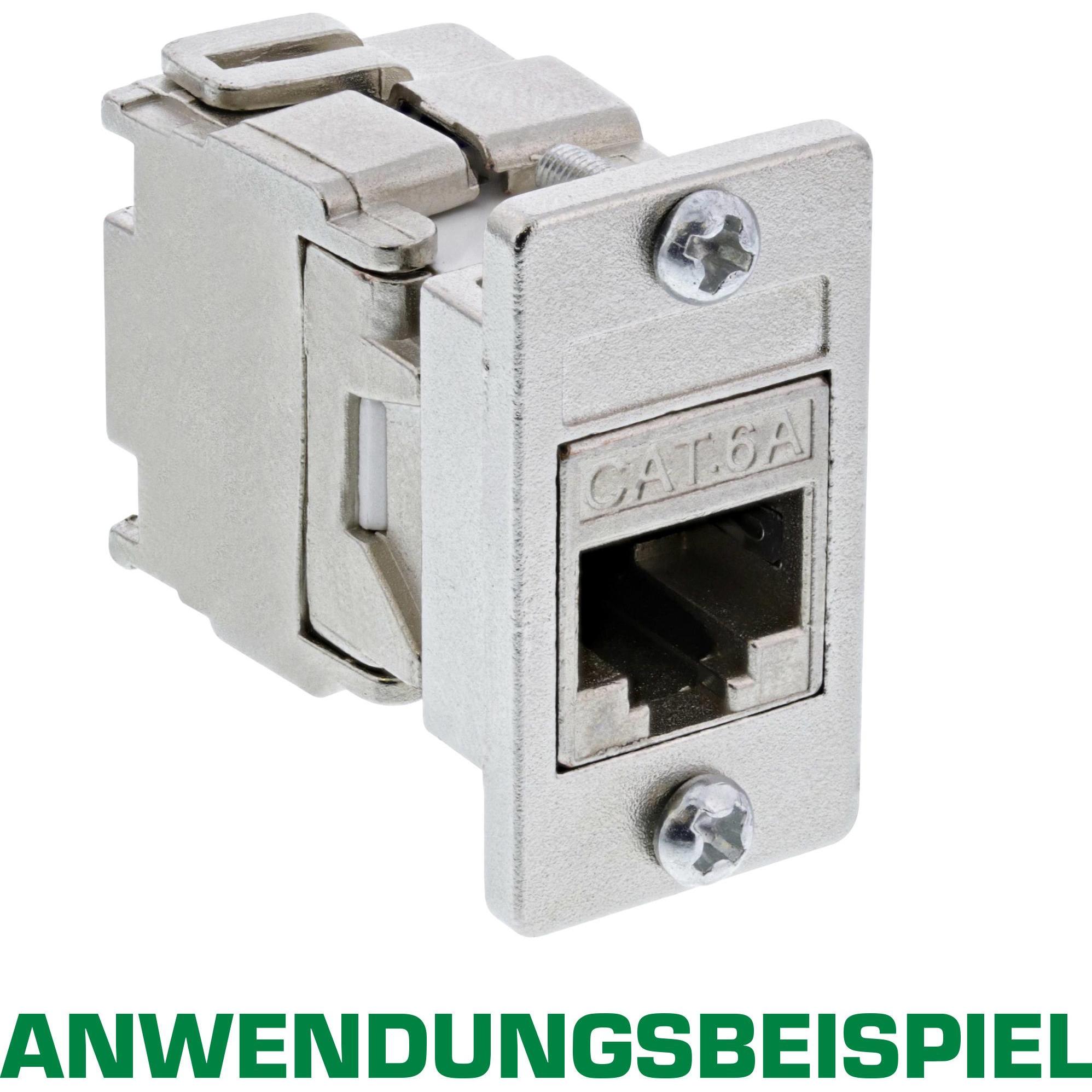 Thumbnail - InLine Keystone SNAP-In Modulhalter (Keystone Modulhalter), Netzwerk Zubehör