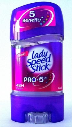 Lady Speed Stick A gel antiperspirant For 5in1 (Gel 48H Protection) 65 g (Stick)