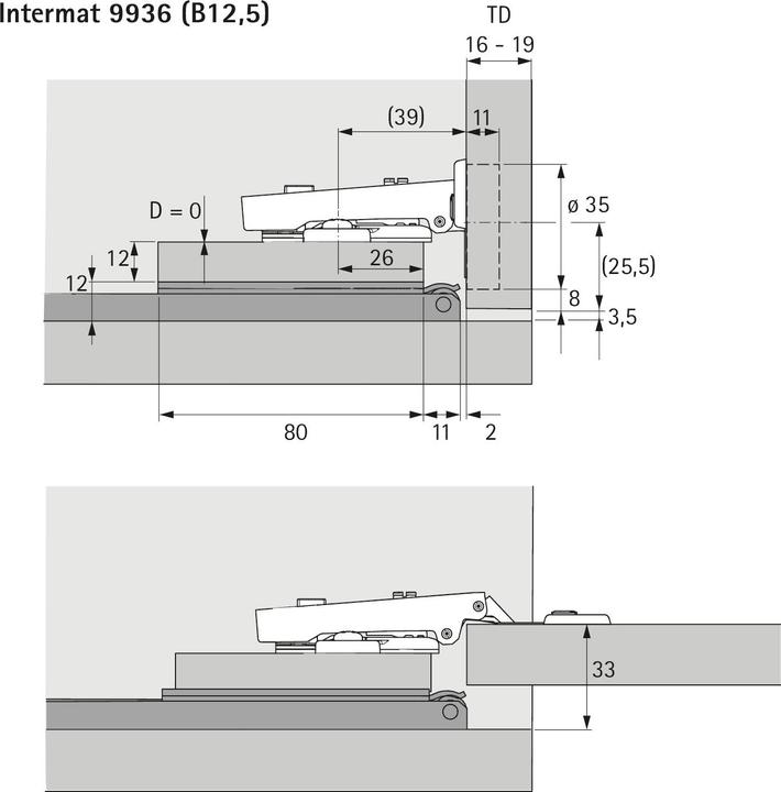 Actual product image Hettich Ball pull-out KA 5740