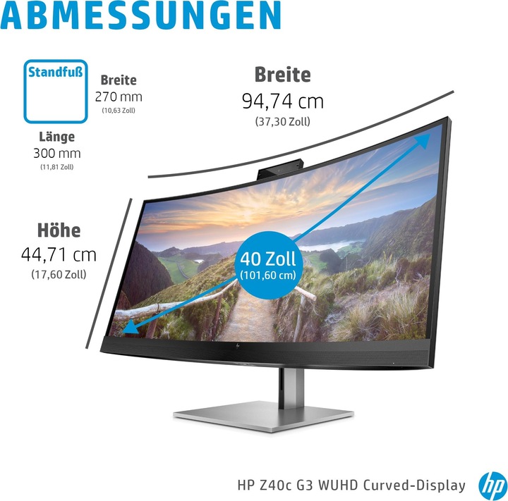 Productafbeelding HP Z40c G3 (5120 x 2160 pixels, 39.70")