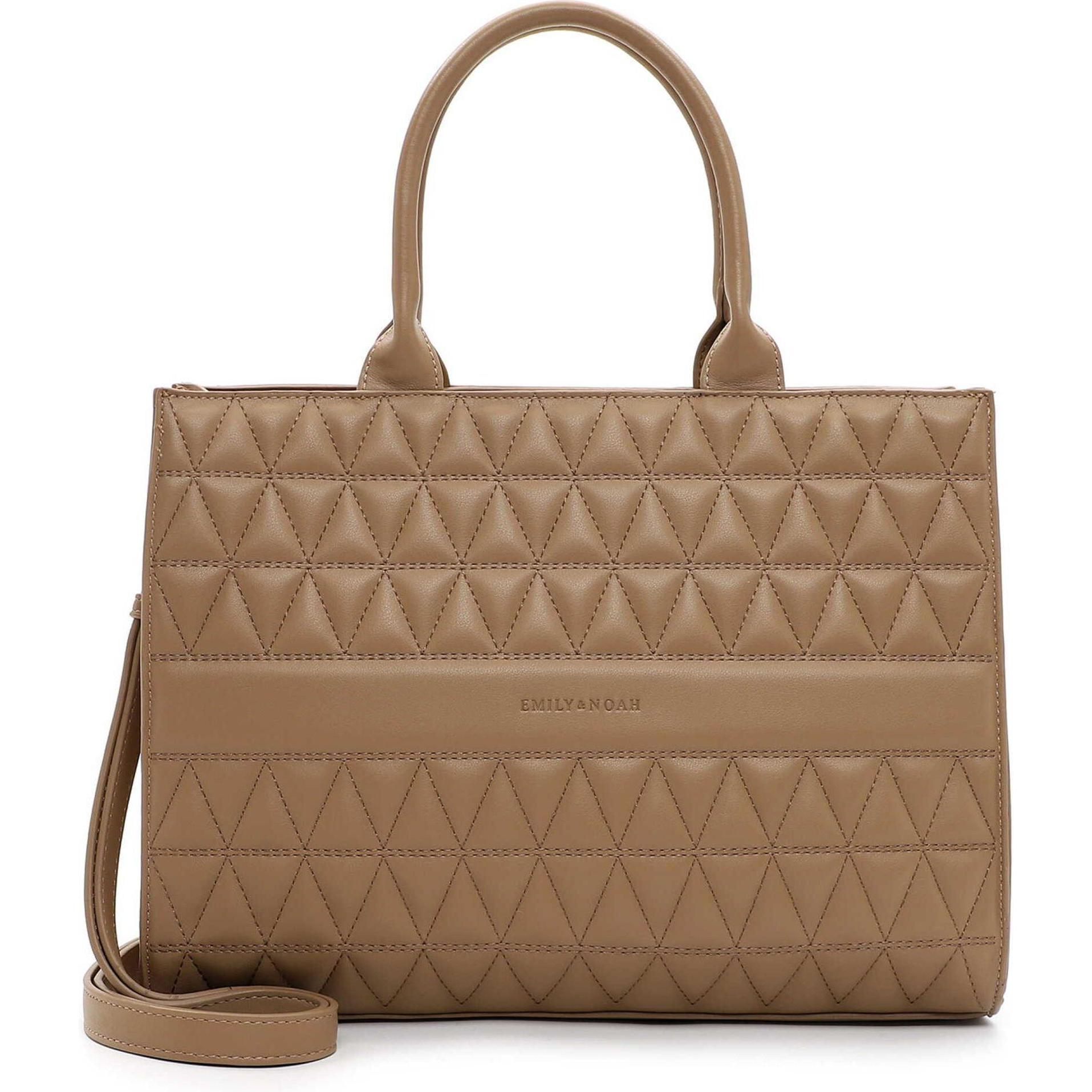 Emily und Noah, Tasche, E&N Donatella Shopper Tasche 33 cm, Beige, (11.15 l)