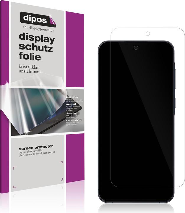 Produktbild Dipos Displayschutzfolie Crystalclear (4 Stück, Samsung Galaxy A55)
