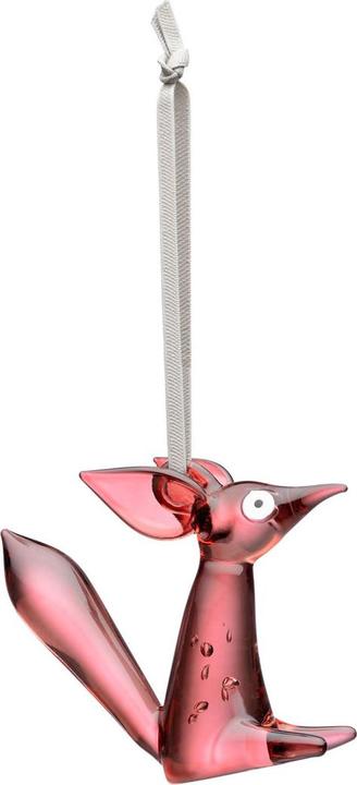 Actual product image Iittala Vulpes Fuchs Ornament sitzend mm Kirsch