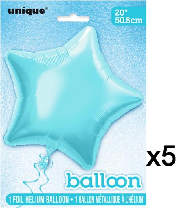 Unique Party Ballon étoile (paquet de 5) (5 x)