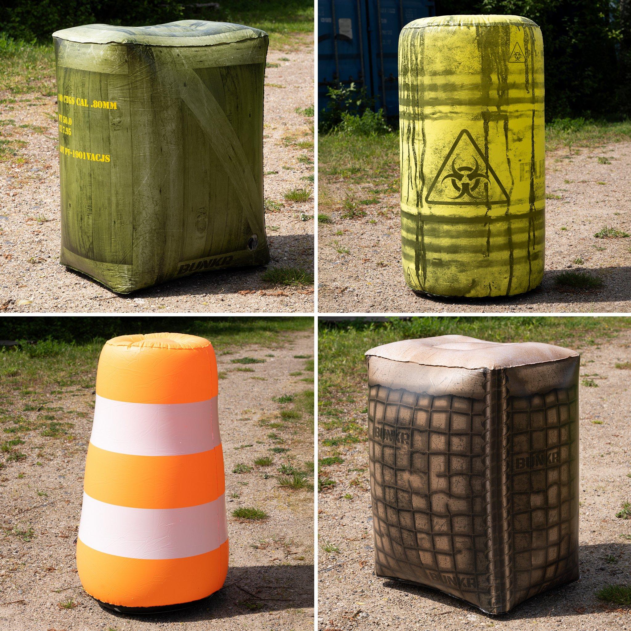 Nerf BUNKR Starter Pack mit 4 Hindernissen