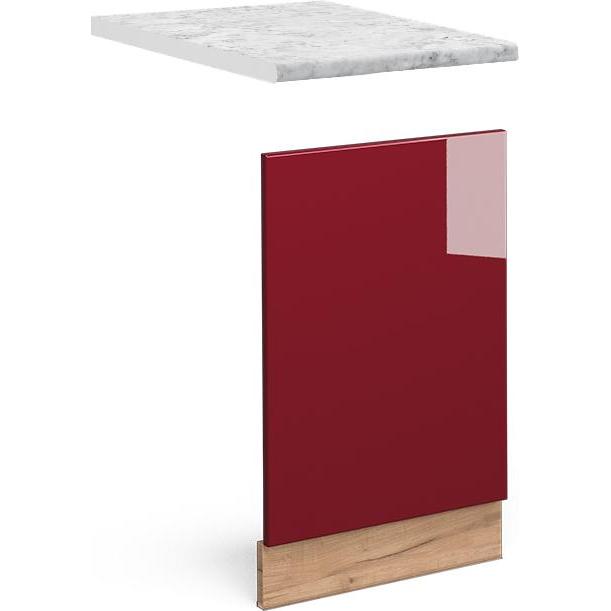Vicco Frontblende Fame-Line, Geschirrspüler Zubehör, Rot
