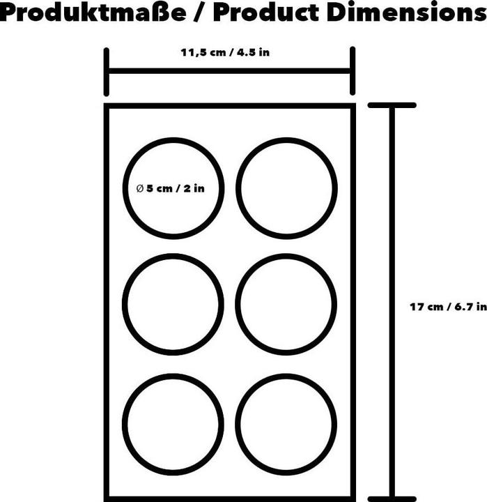 Produktbild Braun Sticker 115 x 170 mm (6 Sticker)