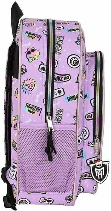 Actual product image Monster High School backpack Best boos Purple 32 X 38 X 12 cm